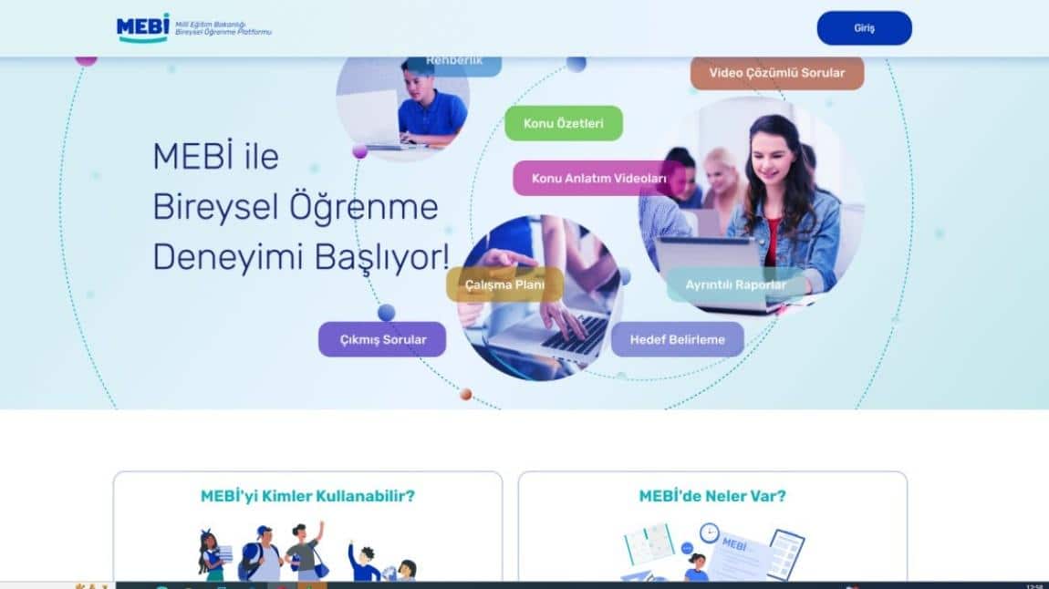 MEBİ BİREYSEL ÖĞRENME PLATFORMU YAYINDA